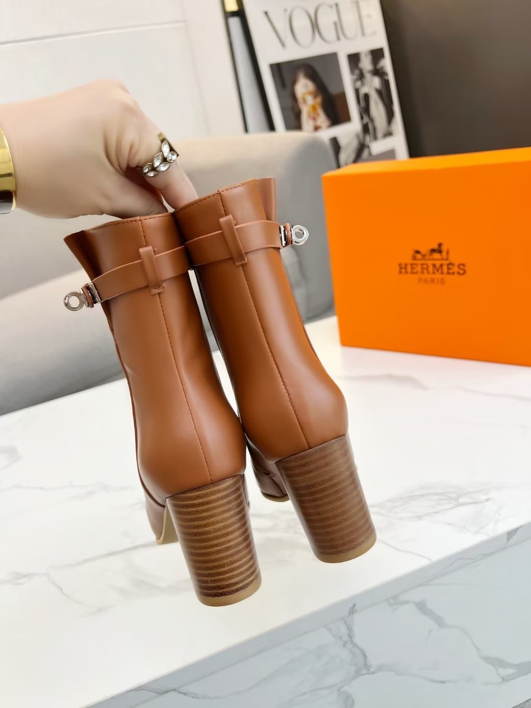 Hermès Saint Germain Kelly Ankle Boots — Modèle 1
