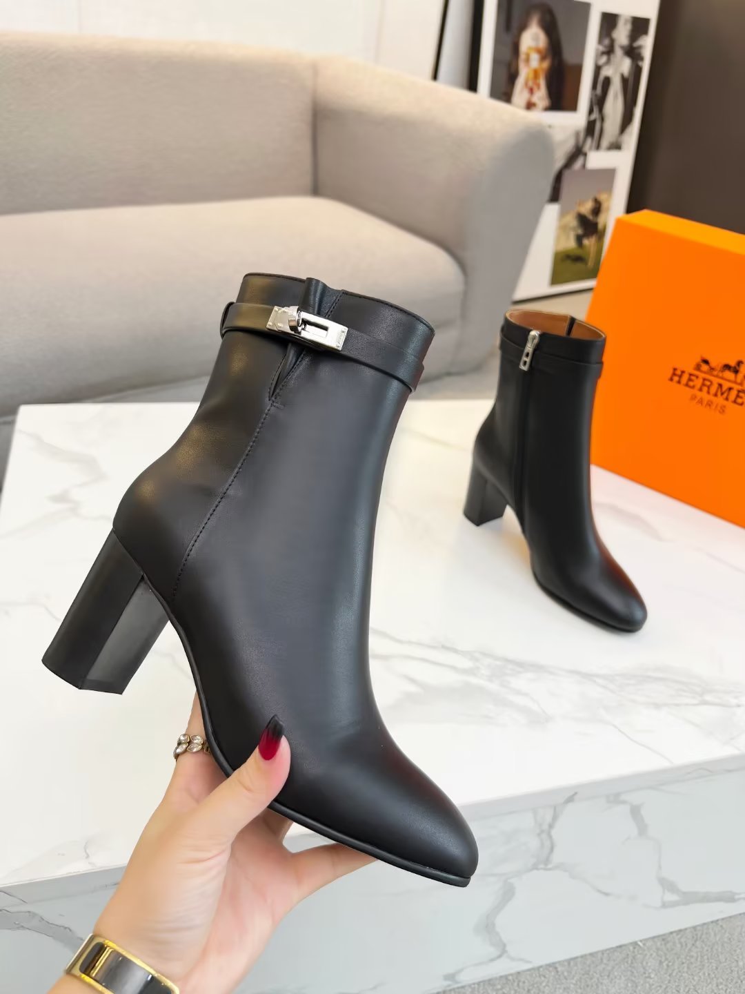Hermès Saint Germain Kelly Ankle Boots — Modèle 2