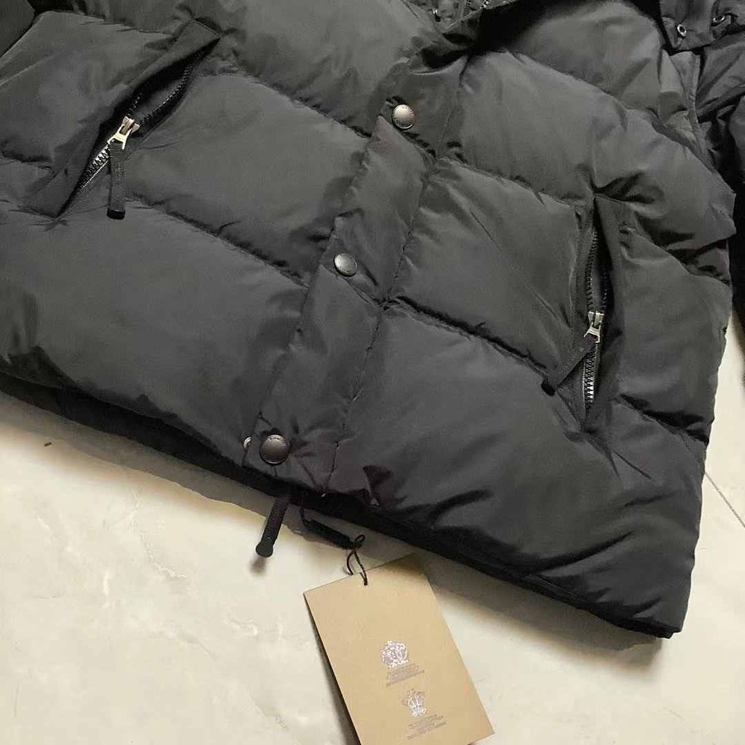 Burberry Detachable Sleeve Hooded Puffer Jacket